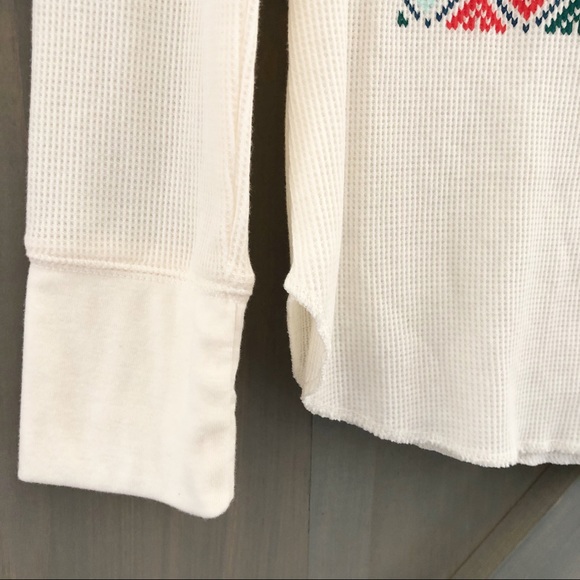 Old Navy Long Sleeve Waffle Kit “My Party Sweater” - Picture 5 of 7